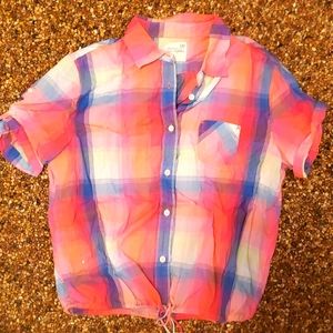 Plaid American Eagle shirt